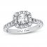 Neil Lane Diamond Engagement Ring 1-3/8 ct tw 14K White Gold