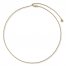 Adjustable Cable Chain Necklace 14K Yellow Gold 20"