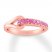Love + Be Loved Lab-Created Pink Sapphire Ring 10K Rose Gold