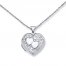 Heart Locket Necklace Sterling Silver