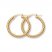 Hoop Earrings 14K Yellow Gold 25mm