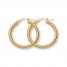 Hoop Earrings 14K Yellow Gold 25mm