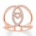 Diamond Ring 1/4 ct tw Round-cut 10K Rose Gold