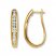 Previously Owned Diamond Hoop Earrings 1-1/2 ct tw Round-cut 14K Yellow Gold