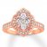 Diamond Engagement Ring 3/4 Carat tw 14K Rose Gold