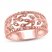 Diamond Anniversary Ring 1/10 ct tw in 10K Rose Gold