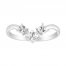 Three-Stone Princess-cut Diamond Ring 1/2 ct tw 10K White Gold