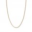 24" Textured Rope Chain 14K Yellow Gold Appx. 2.15mm