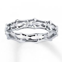 Stackable Ring Fleur-de-Lis Sterling Silver