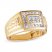 Men's Diamond Wedding Band 1 ct tw 10K Yellow Gold