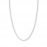 16" Textured Rope Chain 14K White Gold Appx. 1.56mm