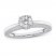 Diamond Solitaire Engagement Ring 1 ct tw Round-cut 10K White Gold