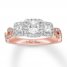 Neil Lane Engagement Ring 1-1/8 ct tw Diamonds 14K Rose Gold