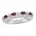 Neil Lane Ruby Anniversary Ring 3/8 ct tw Diamonds 14K White Gold