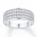 Anniversary Band 1/2 ct tw Diamonds 10K White Gold