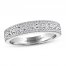 Adrianna Papell Diamond Anniversary Ring 1/3 ct tw Round-cut 14K White Gold