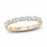 Monique Lhuillier Bliss Diamond Wedding Band 1/2 ct tw Marquise & Round-cut 18K Yellow Gold