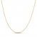 Men's Solid Curb Chain Necklace 14K Yellow Gold 20"