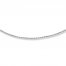 Rope Chain Necklace Sterling Silver 18" Length