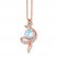 Le Vian Opal and Diamond Necklace in 14K Strawberry Gold