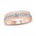 Men's Diamond Wedding Ring 1/2 ct tw 10K Rose Gold