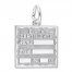 Birth Certificate Sterling Silver Charm