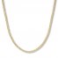 Men's Mariner Link Necklace 14K Yellow Gold 24" Length