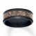 Men's Camouflage Wedding Band Stainless Steel/Carbon Fiber 8mm