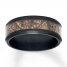 Men's Camouflage Wedding Band Stainless Steel/Carbon Fiber 8mm