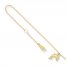 Dolphin Charm Anklet 14K Yellow Gold