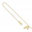 Dolphin Charm Anklet 14K Yellow Gold