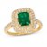 Le Vian Emerald Ring 5/8 ct tw Diamonds 14K Honey Gold