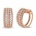 Le Vian Diamond Earrings 2-1/5 ct tw 18K Strawberry Gold