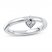 Stackable Ring 1/20 ct tw Diamonds Sterling Silver