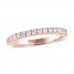 THE LEO Ideal Cut Diamond Wedding Band 1/3 ct tw Round-cut 14K Rose Gold