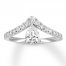 Neil Lane Diamond Engagement Ring 1-1/8 ct tw 14K White Gold