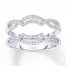 Previously Owned Diamond Enhancer Ring 1/3 ct tw Round-cut 14K White Gold