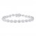 Diamond Fashion Bracelet 1 ct tw Sterling Silver 7.25"