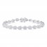 Diamond Fashion Bracelet 1 ct tw Sterling Silver 7.25"