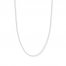 16" Singapore Chain 14K White Gold Appx. 1.25mm