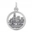 New York City Skyline Sterling Silver Charm