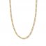 24" Figaro Link Chain 14K Yellow Gold Appx. 4.7mm