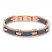 Men's Bracelet Stainless Steel/Ceramic 8.5" Length