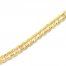 Men's Cuban Curb Chain Bracelet 10K Yellow Gold 9" Length