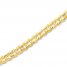 Men's Cuban Curb Chain Bracelet 10K Yellow Gold 9" Length