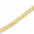 Men's Cuban Curb Chain Bracelet 10K Yellow Gold 9" Length