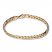 Herringbone Chain Bracelet 14K Yellow Gold 7.5" Length