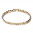 Herringbone Chain Bracelet 14K Yellow Gold 7.5" Length
