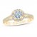 First Light Diamond Engagement Ring 1 ct tw Round-cut 14K Yellow Gold