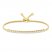 Diamond Fashion Bolo Bracelet 1/4 ct tw 10K Yellow Gold 7.5"